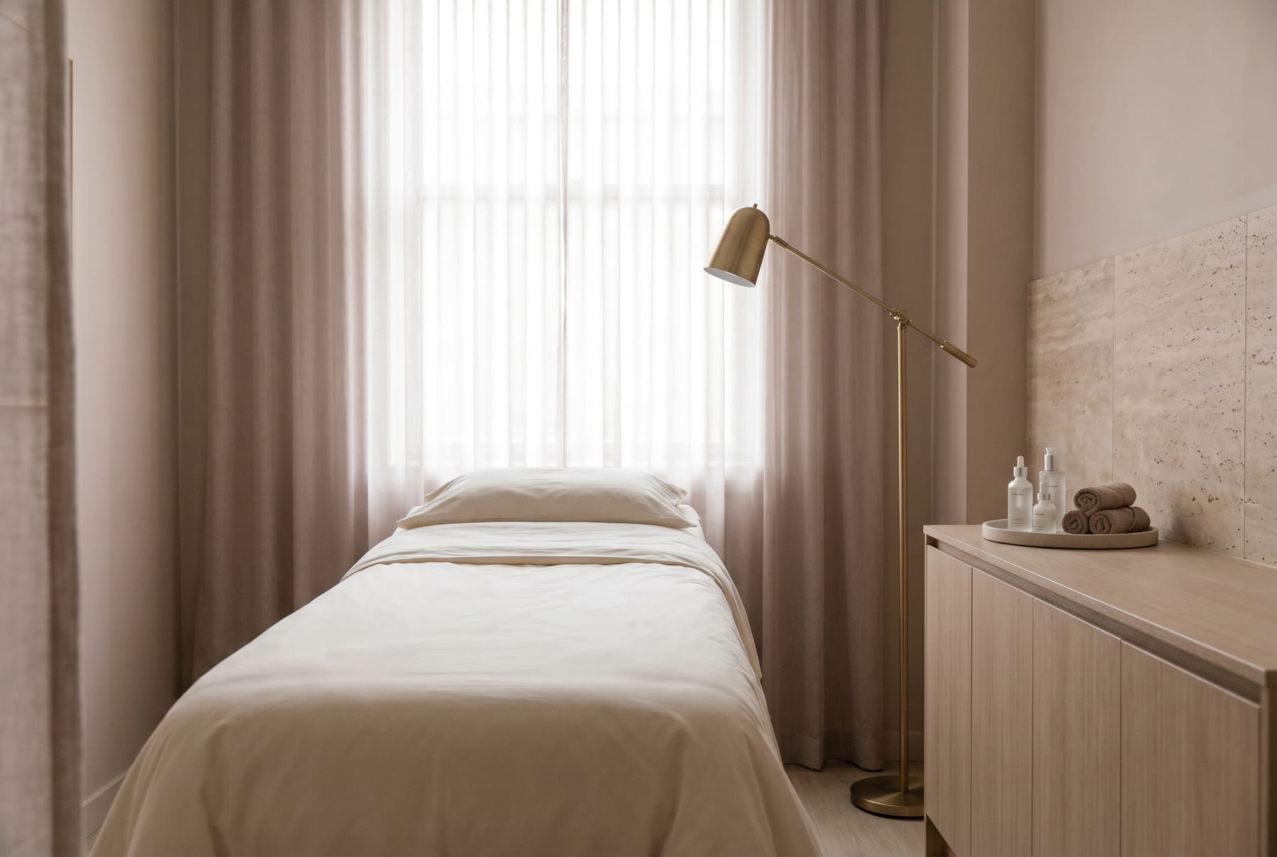 Treatment room at BIBI'S BEAUTY & AESTHETICS